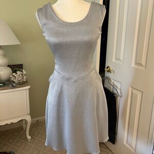 Reiss silver A-line cocktail dress
